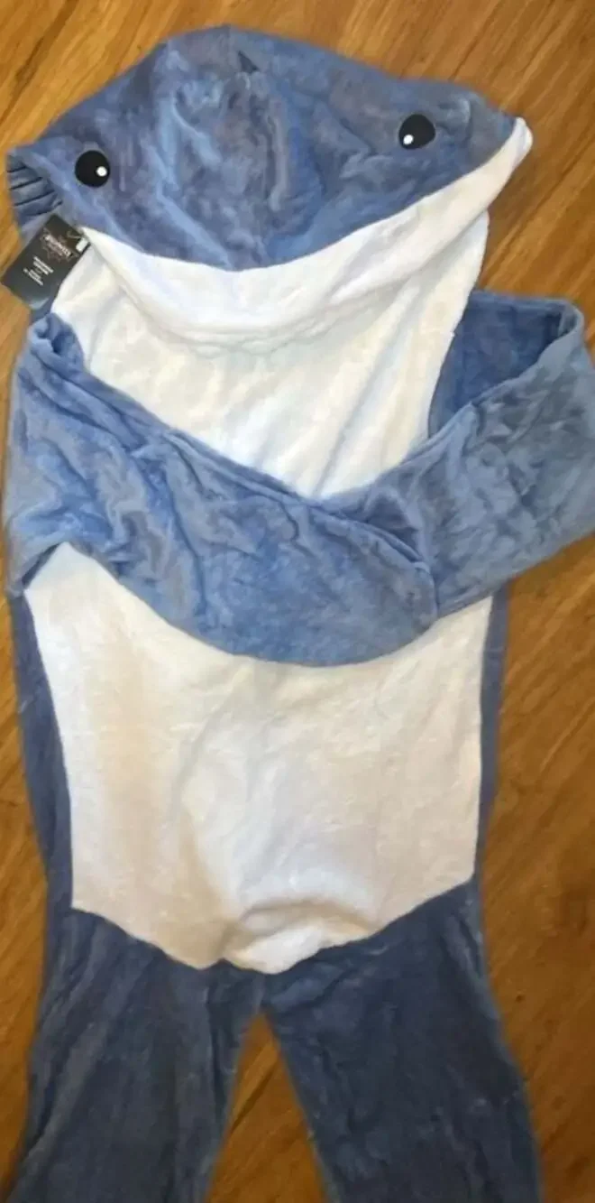 Halloween Collection Shark Plush Onesie Costume